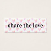 Salon de beauté moderne Cool clair Coeurs roses (Devant)