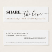 Salon de beauté moderne et élégant (Devant & derrière)