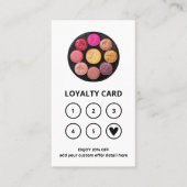 Salon de beauté moderne QR Code Carte de fidélité (Devant)