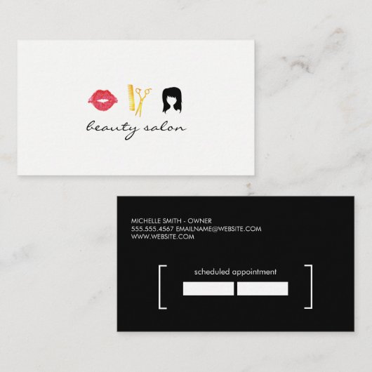 Salon de beauté / petit / Rendez-vous (Devant / Derrière)