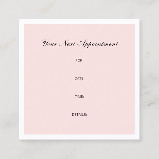 Salon de beauté Rendez-vous rappel Plaine tendance (Devant)