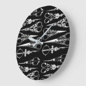 Salon de beauté Salon de coiffure Horloge du coiff (Angle)