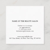 Salon de beauté simple moderne Merci Coupon (Dos)