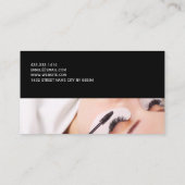 Salon de beauté Spa Lashes Brows Carte de visite (Dos)