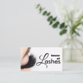 Salon de beauté Spa Lashes Brows Carte de visite (Debout devant)