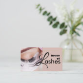 Salon de beauté Spa Lashes Brows Carte de visite (Debout devant)