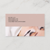 Salon de beauté Spa Lashes Brows Carte de visite (Dos)