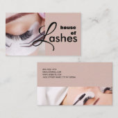 Salon de beauté Spa Lashes Brows Carte de visite (Devant / Derrière)