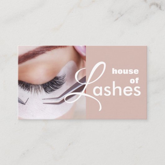 Salon de beauté Spa Lashes Brows Carte de visite (Devant)