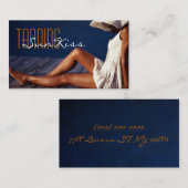 Salon de bronzage, Carte de visite Spa (Devant / Derrière)