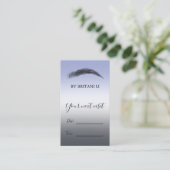 Salon de Brows Microblading, carte de rendez-vous (Debout devant)