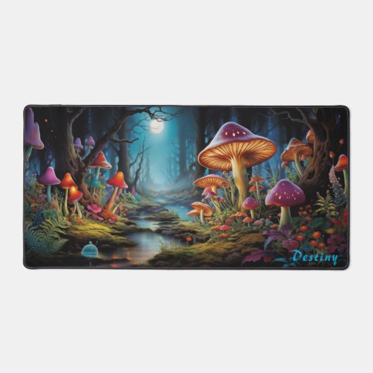 Salon de bureau de la forêt de champignons magique (Recto)