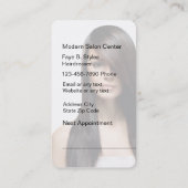 Salon de cartes de visite de beauté (Dos)