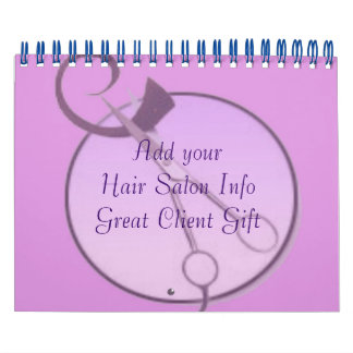 Salon de cheveux Entreprise Calendriers Clients Ca