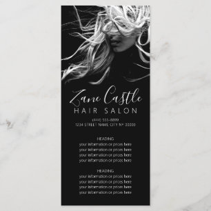 Salon de cheveux moderne Menu Tarifs