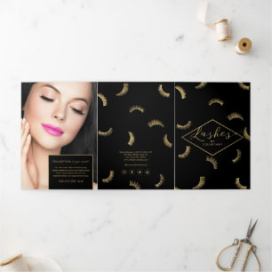 Salon de Cils Lots of Lashes Modèle Brochure Noir