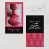 Salon de clou ou cartes de visite de technicien de (Devant / Derrière)