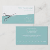 Salon de coiffure Business et cartes à coupons (Devant / Derrière)