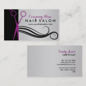 Salon de coiffure carte de visite (Devant / Derrière)