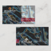  Salon de coiffure carte de visite professionnel (Devant / Derrière)