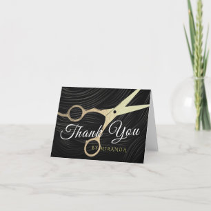 Salon de coiffure Coiffeur Merci Ciseaux en or