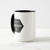 SALON DE COIFFURE DE JOHNNY / Mug de salon de coif (Devant gauche)