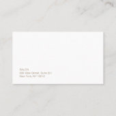 Salon de coiffure moderne Rappel de rendez-vous (Dos)