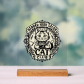 Salon de coiffure pour hommes Chat drôle Graphique (Neutre)