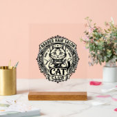 Salon de coiffure pour hommes Chat drôle Graphique (Mariage)