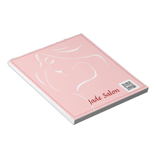 Salon de coiffure pour Modèle Bloc-notes (Incliné)