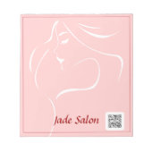 Salon de coiffure pour Modèle Bloc-notes (Devant)