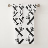 Salon de coiffure pour peigne de ciseaux (En situation)