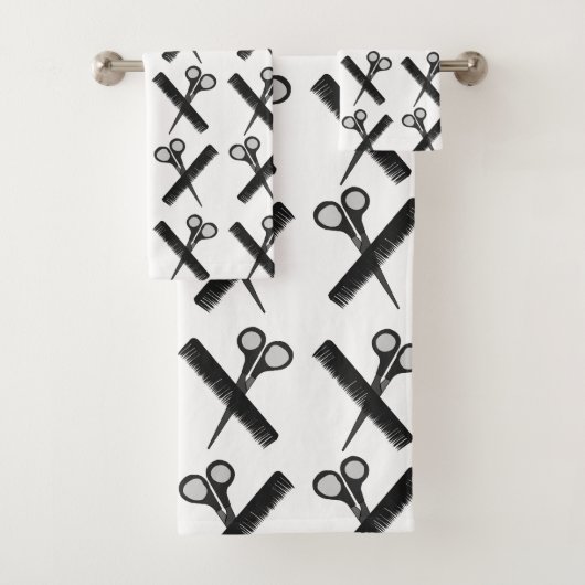 Salon de coiffure pour peigne de ciseaux (En situation)