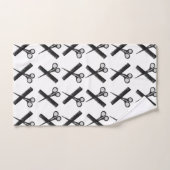 Salon de coiffure pour peigne de ciseaux (Serviette à main)