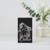 Salon de coiffure Salon de beauté Carte de visite (Debout devant)