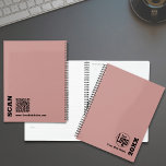 Salon de coiffure simple rose noir Livre de rendez<br><div class="desc">Le Simple Pink Black Hair Salon Meeting Book Planner, qui fait partie de la Black Pink Hair Stylist Cartes de visite & Suite, a une couverture rose élégante avec un logo rond noir personnalisé entreprise et en typographie audacieuse l'année et le nom de la société dans le coin inférieur droit...</div>