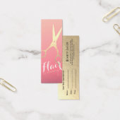 Salon de maquillage moderne ciseaux d'or rose (Bureau)