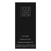 Salon de ongles de cheveux Beauticier Menu Tarifs (Dos)