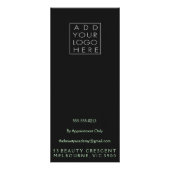 Salon de ongles de cheveux Beauticier Menu Tarifs (Dos)