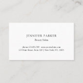 Salon de Parties scintillant moderne et carte de f (Dos)