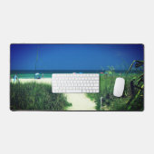 Salon de plage de sable blanc (Clavier et souris)