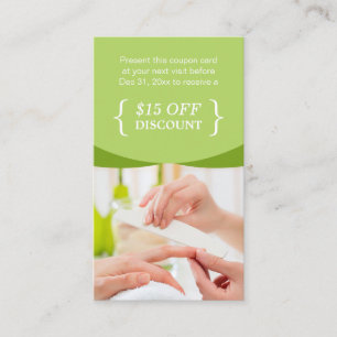 Salon de remise Coupon Nail SPA Chic Nature Vert