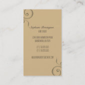 Salon de silhouette design et tendance spa carte d (Dos)