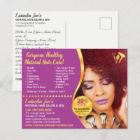 Salon de soins de cheveux naturels Styliste Modèle