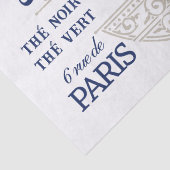 Salon de Thé Tearoom Franse ontkoppeling van vogel Tissuepapier (Detail)