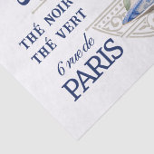 Salon de Thé Tearoom Franse ontkoppeling van vogel Tissuepapier (Detail)