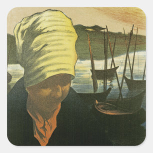 Salon Des Cent ~ Etudes de F. Gottlob Vierkante Sticker