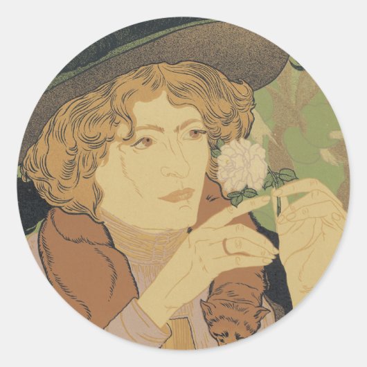 Salon des Cent Ronde Sticker (Voorkant)