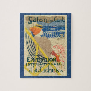 Salon des Cents by Toulouse Lautrec, Art Nouveau Legpuzzel