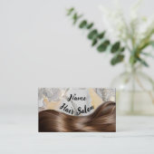 Salon des cheveux Carte de visite standard (Debout devant)